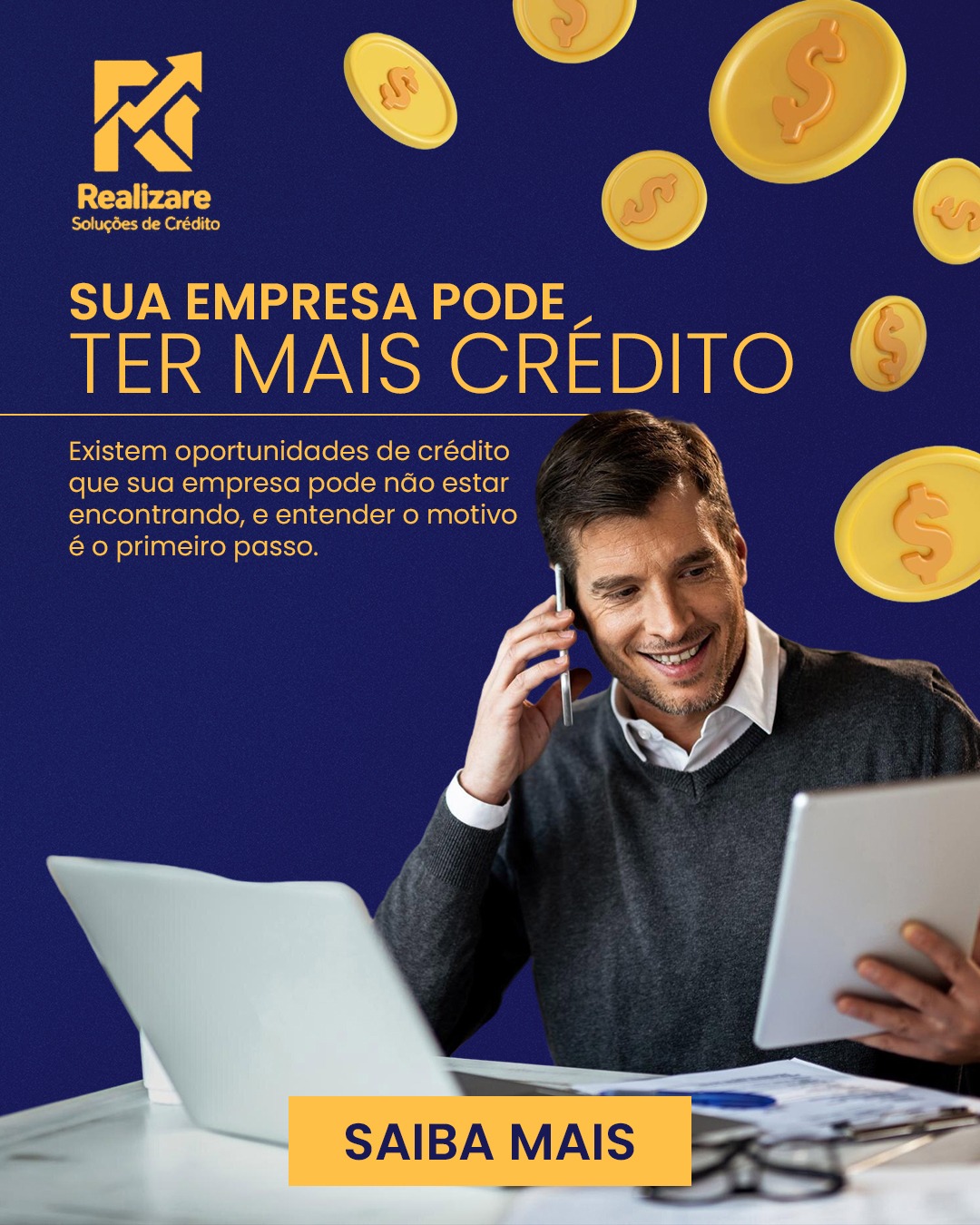 Anúncio: Sua empresa pode ter mais crédito